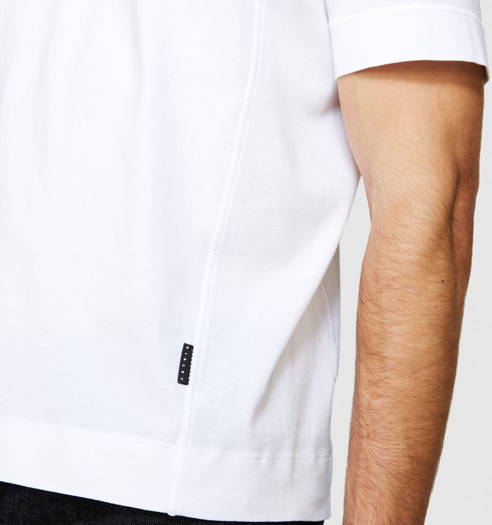 Solid color t-shirt - men's short sleeve t-shirts - White | Sisley image number 5